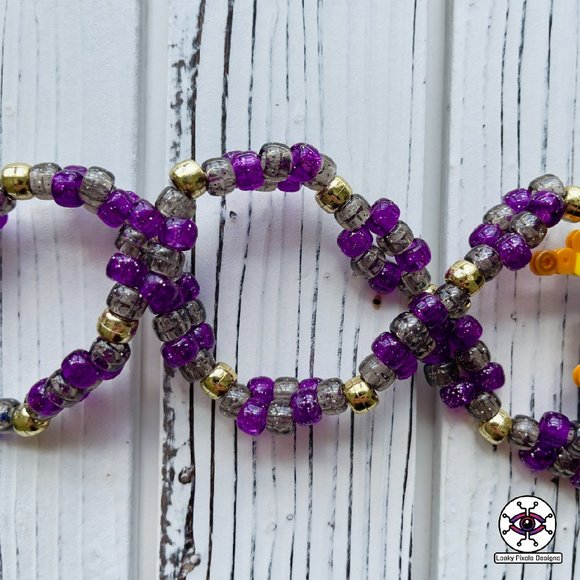 Mega Man X Ultimate Armor Perler Necklace - Picture 2 of 4